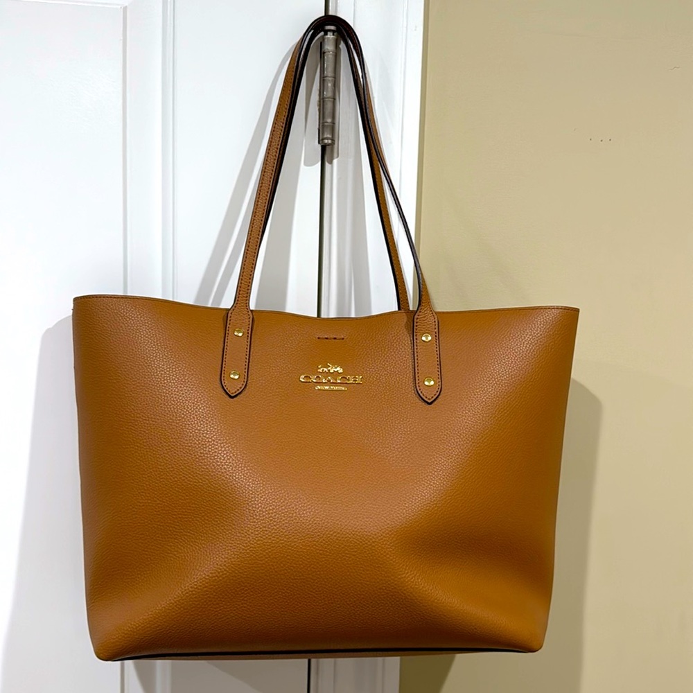 Coach Leather Tote Bag
